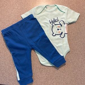 3-6 m Quiltex baby boy outfit